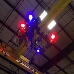 24 LED 9-60V Blue Spot Червена линия кула надземна светлина на крана